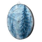 エレガント冬の森の企業のホリデーギフト ダーツボード (正面右)