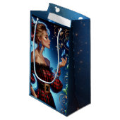 エレガント冬の私の忘れタペストリー スモールペーパーバッグ (正面アングル)