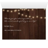 エレガント冬の素朴フローラ結婚 |ありがとうございます (内部横(下))