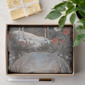 エレガント冬の鹿自然デザイン 薄葉紙 (ギフト)