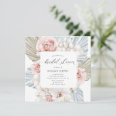 エレガント冬ブルーボヘミアンフローラブライダルシャワー (スタンド正面)