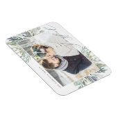 エレガント冬葉 |ホリデーフォトマグネット マグネット (右側)