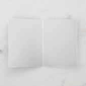 エレガント出生シーンクリスマスカード 箔グリーティングカード (内側レイダウン)