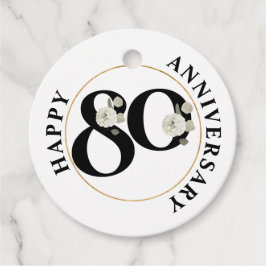 エレガント創立80周年記念メッセージカード フェイバータグ