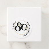 エレガント創立80周年記念メッセージカード フェイバータグ (インサイチュ)