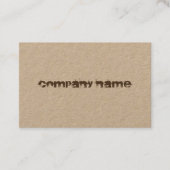 エレガント動揺して企業の文字モダンテンプレート 名刺 (正面)