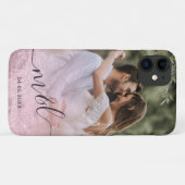 エレガント勾配モダンバラ金ゴールドグリッター写真 Case-Mate iPhoneケース (裏面(横))