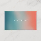 エレガント勾配名刺 名刺 (正面)