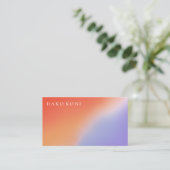 エレガント勾配名刺 名刺 (スタンド正面)