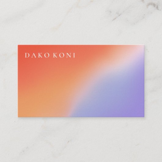 エレガント勾配名刺 名刺 (正面)