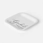 エレガント卒業パーティー ペーパープレート (傾斜あり)