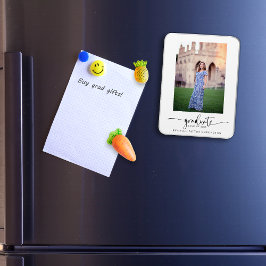 エレガント卒業写真の発表 マグネット