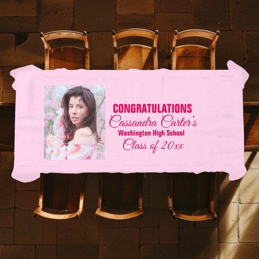 エレガント卒業写真 テーブルクロス