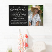 エレガント卒業写真・引用文卒業 横断幕 (インサイチュ)