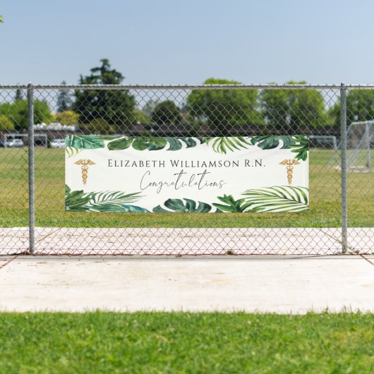 エレガント卒業医療ナース 横断幕 (インサイチュ)