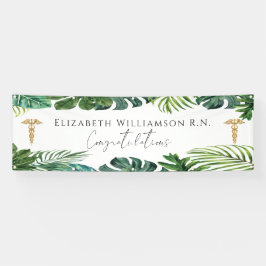 エレガント卒業医療ナース 横断幕