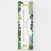 エレガント卒業医療ナース 横断幕 (縦)