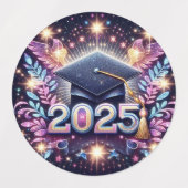 エレガント卒業品種2025 ラベル (デザイン1)