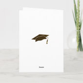 エレガント卒業式 カード (裏面)