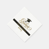 エレガント卒業式 スタンダードカクテルナプキン (角)