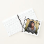 エレガント卒業生2フォトスクエア ノートブック (内部)