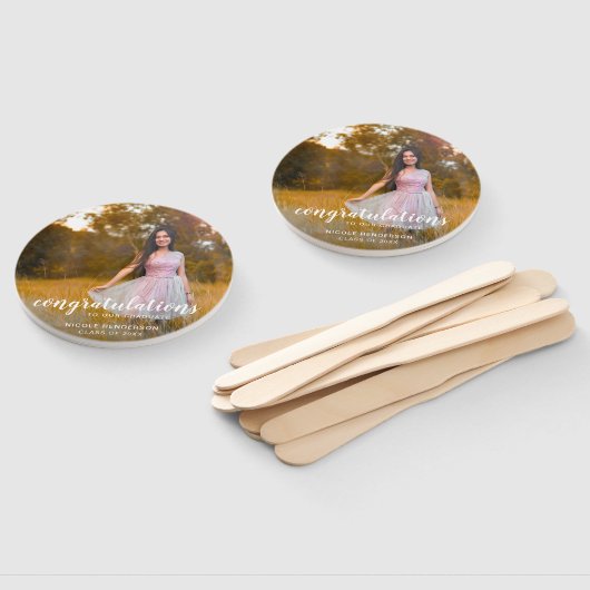 エレガント卒業記念写真卒業 ハンドファン (組立なし)