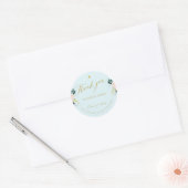 エレガント卒業金ゴールドの台語学感謝してい卒業 ラウンドシール (封筒)