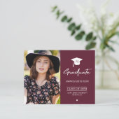 エレガント卒業 ポストカード (スタンド正面)