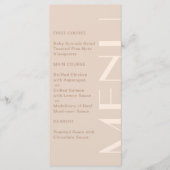 エレガント単色ビッ結婚ク型 メニュー (正面)