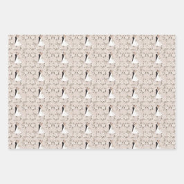 エレガント卵白結婚包紙 ラッピングペーパーシート