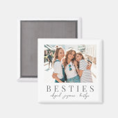 エレガント友最高の人の写真 マグネット (正面/裏面)