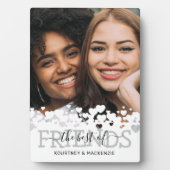 エレガント友最高の達の写真 フォトプラーク (正面)