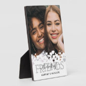 エレガント友最高の達の写真 フォトプラーク (側面)