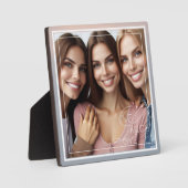 エレガント可愛いソフトカラー生愛笑い写真 フォトプラーク (正面)