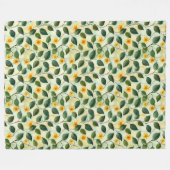 エレガント可愛いユニークトレンディーモダン フリースブランケット (正面(横))