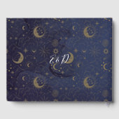 エレガント台本の天の神秘結婚の ゲストブック (裏面)