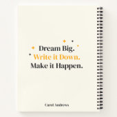 エレガント台本ゴールプランナー2024年卒業 ノートブック (裏面)