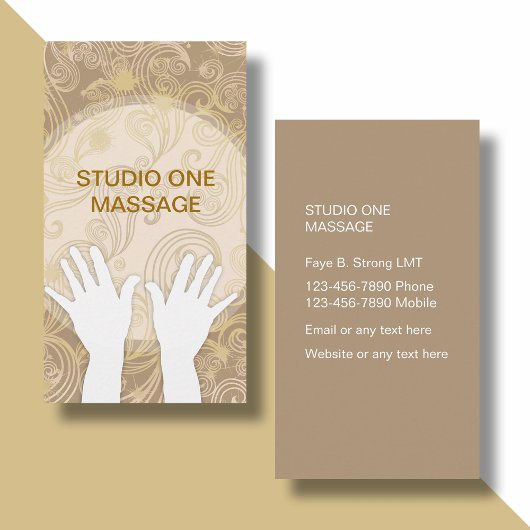 エレガント名刺のマッサージ 名刺