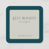 エレガント名刺の色 スクエア名刺 (正面)