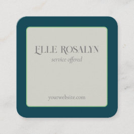 エレガント名刺の色 スクエア名刺