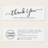 エレガント名刺を挿入し感謝していた、ビジネスロゴのスクリプト (正面&裏面)