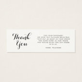 エレガント名刺を挿入し感謝していた、ビジネスロゴのスクリプト (裏面)