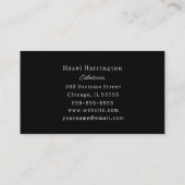 エレガント名刺モダンフローラ 名刺 (裏面)