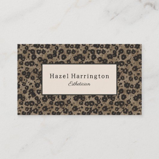 エレガント名刺モダンフローラ 名刺 (正面)