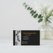 エレガント名刺芸術的自然デザイン 名刺 (スタンド正面)