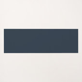 エレガント名前をカスタムするグリーンブルー ヨガマット (裏面(横))