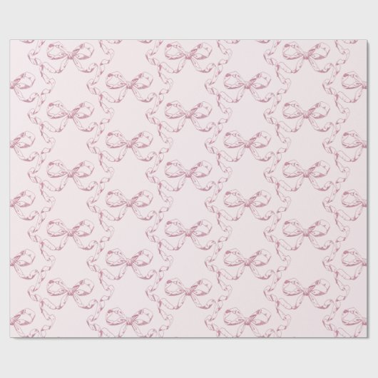 エレガント名門私立校風のガーリーヴィンテージ湾曲形 ラッピングペーパー (フラット)