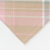 エレガント名門私立校風のパーソナライズされたGirl Photo フリースブランケット (角)