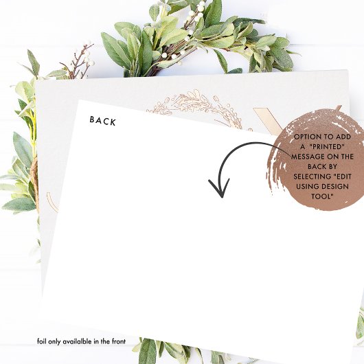 エレガント喜びパーソナライズされた実在 箔シーズンカード