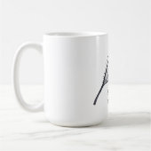 エレガント図 コーヒーマグカップ (左)